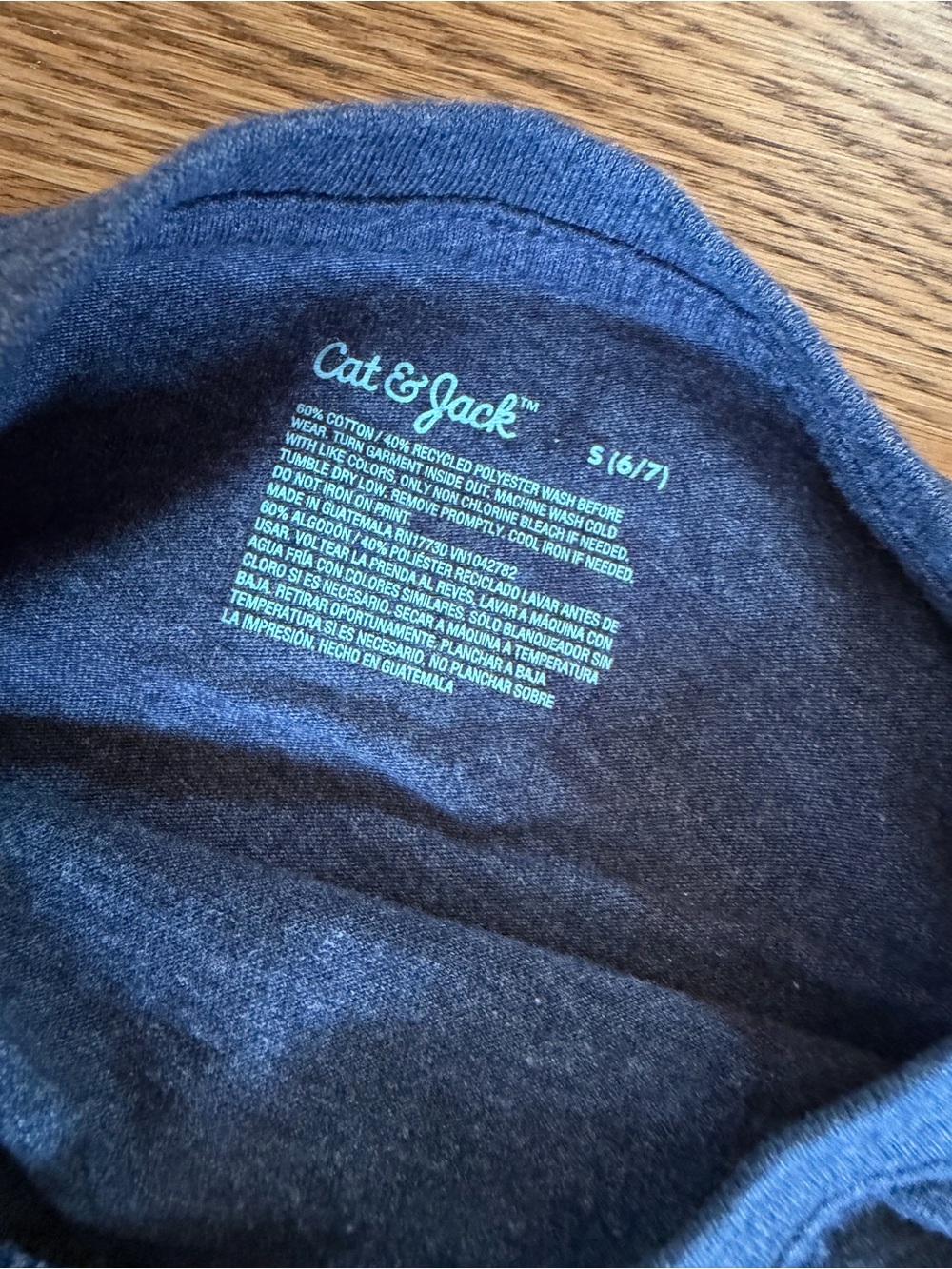 Cat & Jack Boys Graphic Tee Pack - Light Blue, Navy, Beige, Red - Picture 10 of 10